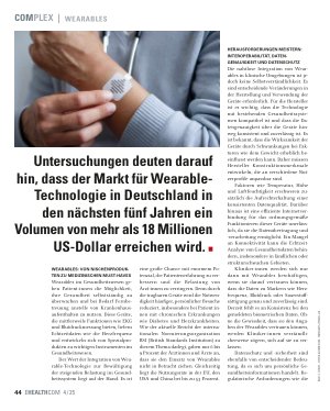 Vorschauseite 2: Das Potenzial von Wearables im Gesundheitswesen freisetzen