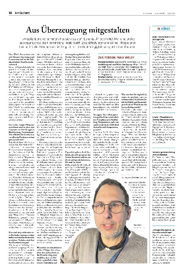 Vorschauseite 1: Aus Überzeugung mitgestalten