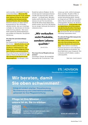 Vorschauseite 2: „Wir wollen weiterwachsen”