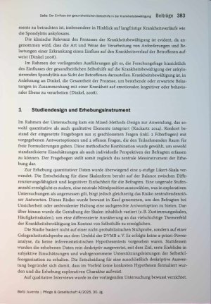 Vorschauseite 5: Der Einfluss der gesundheitlichen Selbsthilfe in der Krankheitsbewältigung der Spondylitis ankylosans am Beispiel der DVMB e. V.