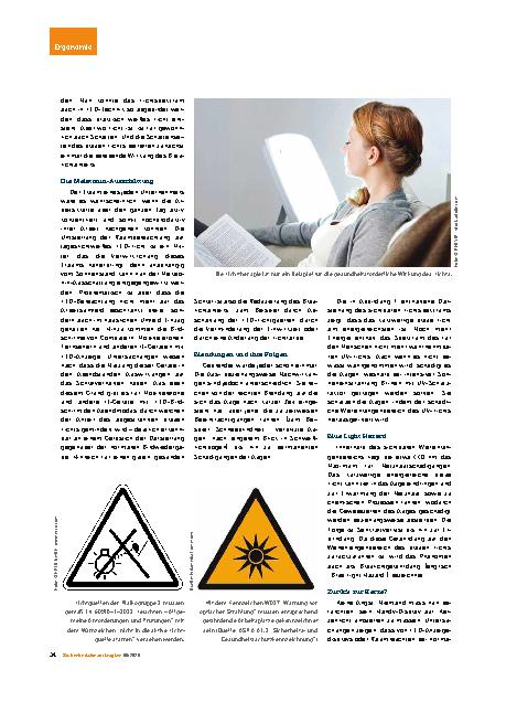 Vorschauseite 3: Gefahr durch Blaulicht? Nicht gleich rotsehen