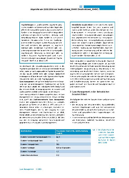 Vorschauseite 3: Case Management und Betriebliche Soziale Arbeit Beispielhafte Abgrenzung von Coaching, Psychosozialer Beratung und Psychotherapie