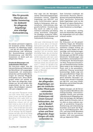 Vorschauseite 3: Hitze trifft Erschöpfung ME/CFS und Long COVID-Betroffene im Klimawandel