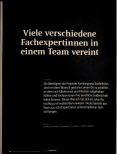 Vorschauseite 1: Viele verschiedene Fachexpertinnen in einem Team vereint.