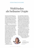 Vorschauseite 1: Weltfrieden als heilsame Utopie