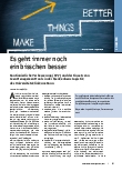 Vorschauseite 1: Es geht immer noch ein bisschen besser.