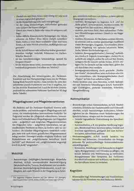 Vorschauseite 2: Menschen mit Parkinson-Krankheit pflegen: Assessment, Pflegediagnosen und -Interventionen