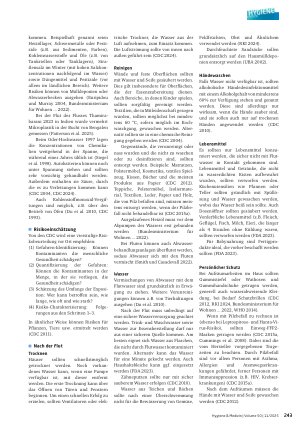 Vorschauseite 3: Hygiene bei Flutkatastrophen
