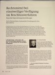 Vorschauseite 1: Rechtsmittel bei einstweiliger Verfügung im Beschlussverfahren Neue Rechtsprechungsentwicklungen Correction: Rechtsmittel bei einstweiliger Verfügung im Beschlussverfahren Neue Re…
