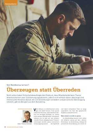 Vorschauseite 1: Von Nordkorea lernen? Überzeugen statt Überreden
