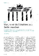 Vorschauseite 1: Warum wir die Schablone aus Berlin brauchen