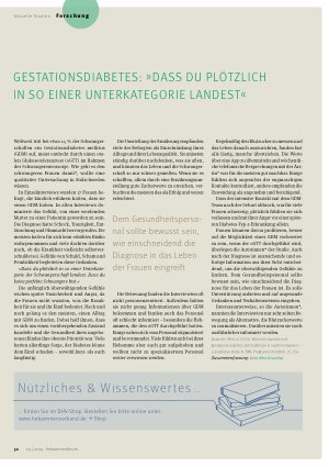 Vorschauseite 1: Gestationsdiabetes: " Dass du plötzlich in so einer Unterkategorie landest "