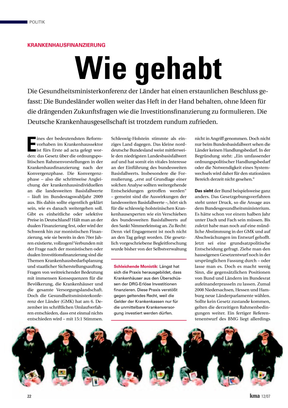 Vorschauseite 1: Wie gehabt