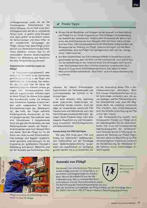 Vorschauseite 4: PSA und PSAgS Sicher arbeiten an elektrischen Anlagen