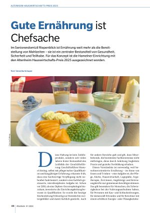 Vorschauseite 1: Gute Ernährung ist Chefsache