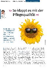 Vorschauseite 1: »So klappt es mit der Pflegequalität«