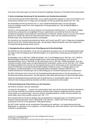 Vorschauseite 3: Der BGT e. V. hat sich intensiv mit der Neuregelung der ärztlichen Zwangsmaßnahmen befasst und ein erstes Thesenpapier dazu veröffentlicht.