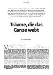 Vorschauseite 1: Träume, die das Ganze weben