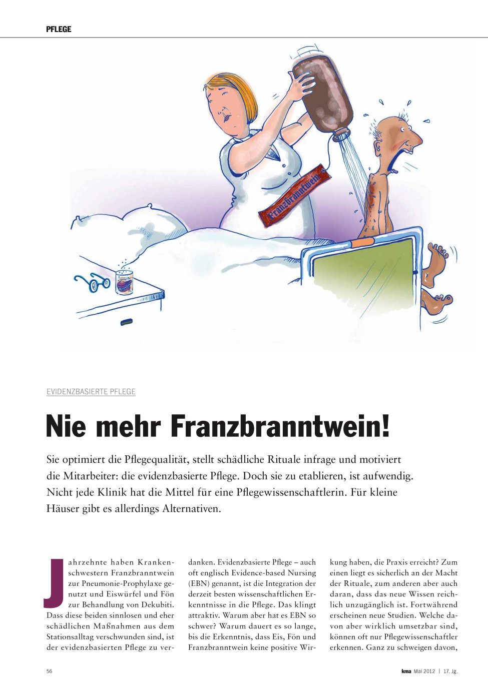Vorschauseite 1: Nie mehr Franzbranntwein!