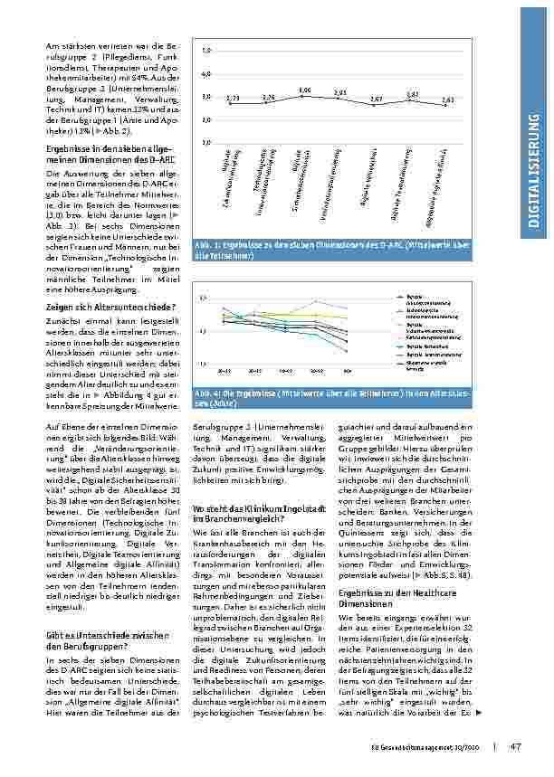 Vorschauseite 3: Digitale Einstellung, Bereitschaft und Zukunftsorientierung im Klinikum Ingolstadt