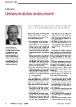 Vorschauseite 1: Unterschätztes Instrument