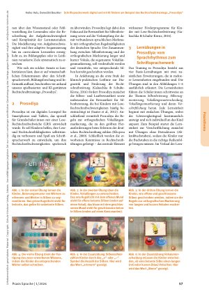 Vorschauseite 2: Schriftspracherwerb digital und mit KI fördern am Beispiel des Rechtschreibtrainings „Prosodiya“