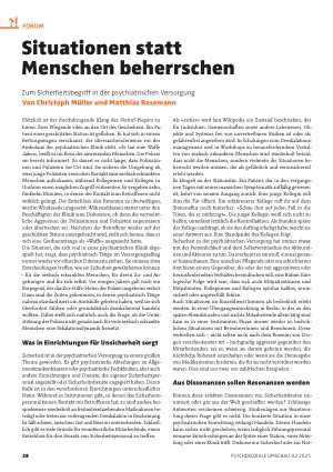 Vorschauseite 1: Situationen statt Menschen beherrschen