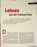 Vorschauseite 2: Lehren aus der Corona-Krise