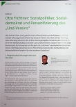 Vorschauseite 1: Otto Fichtner: Sozialpolitiker, Sozialdemokrat und Personifizierung des „Und-Vereins“