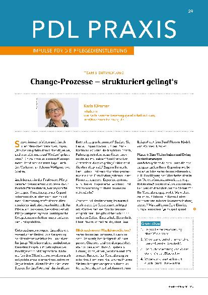 Vorschauseite 1: Change-Prozesse – strukturiert gelingt‘s