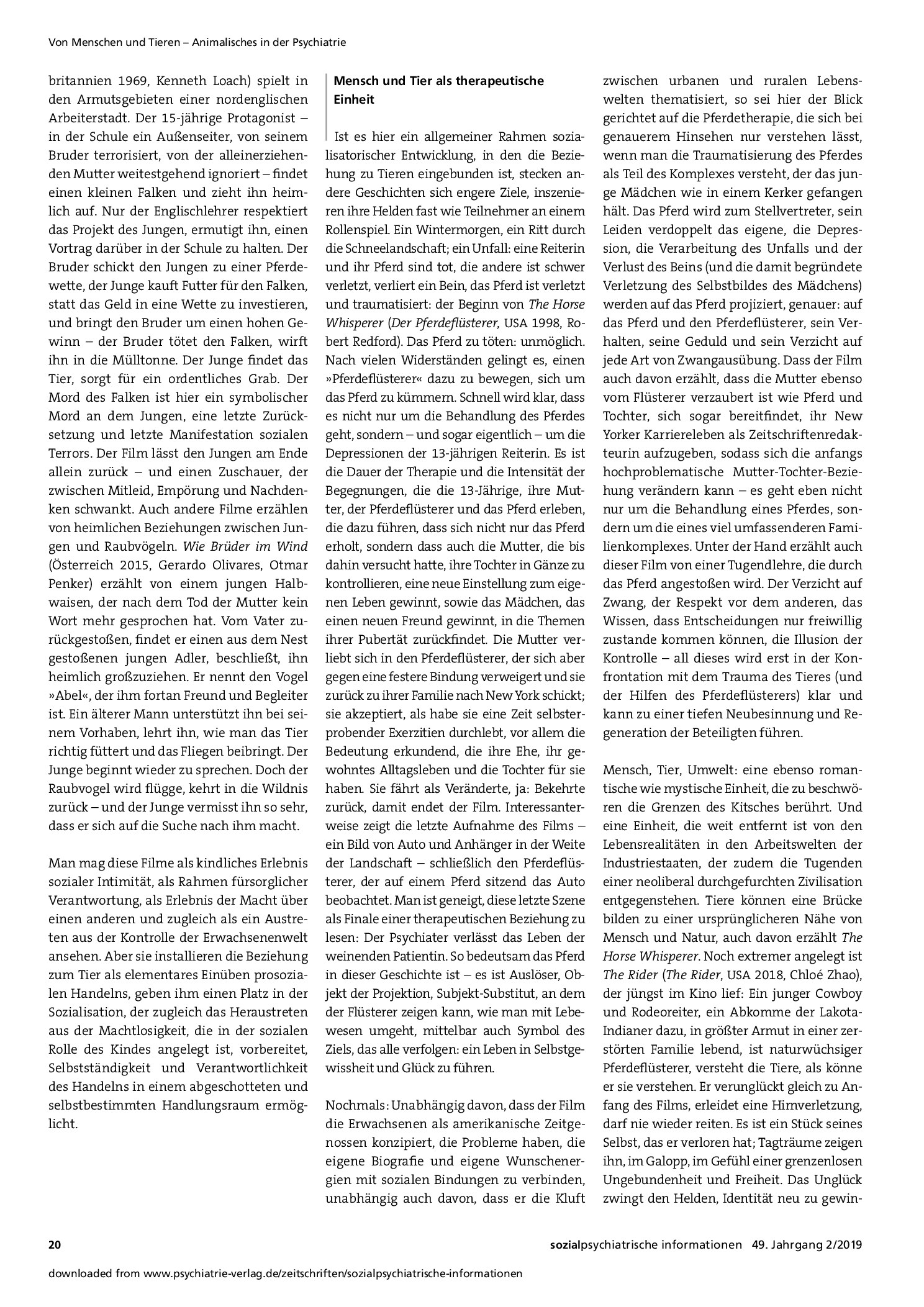 Vorschauseite 4: Der tierische Freund – zwischen sozialem Alltag und Therapie