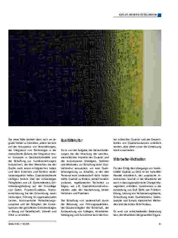 Vorschauseite 2: Qualität 4.0 – Healthcare Goes Digital