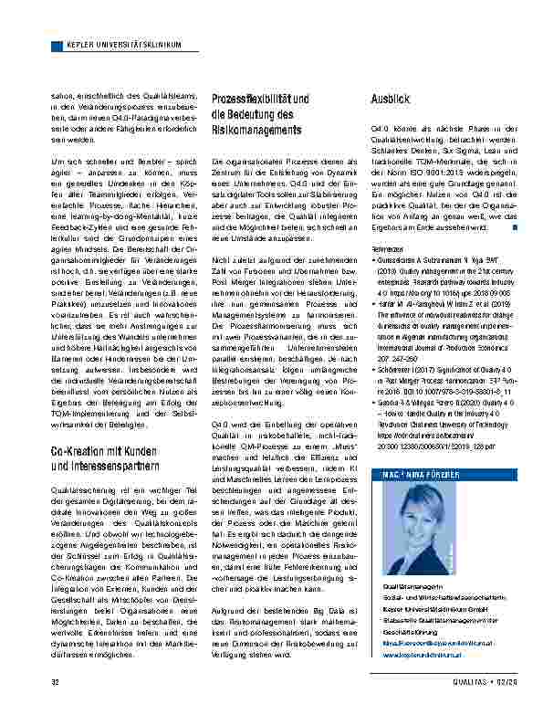 Vorschauseite 3: Qualität 4.0 – Healthcare Goes Digital