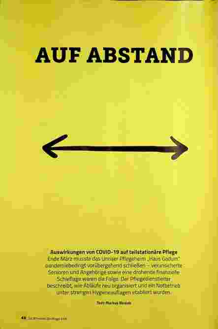 Vorschauseite 1: AUF ABSTAND