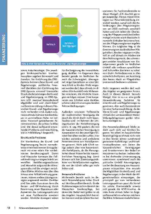 Vorschauseite 2: Zukunftskonzepte für die Grundund Regelversorgung: Die Sicht eines Chefarztes und Gesundheitsökonomen