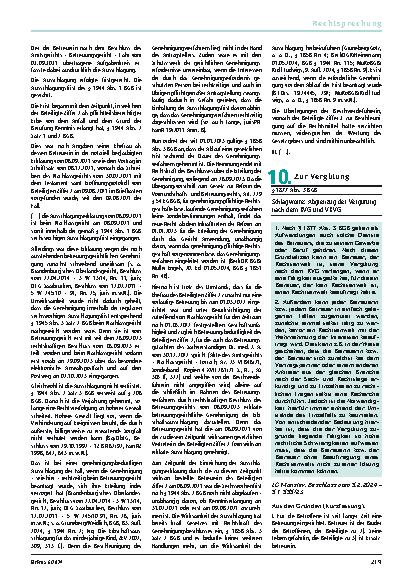 Vorschauseite 1: 10. Zur Vergütung