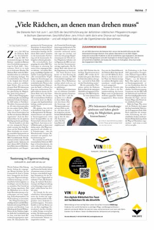 Vorschauseite 1: „Viele Rädchen, an denen man drehen muss'