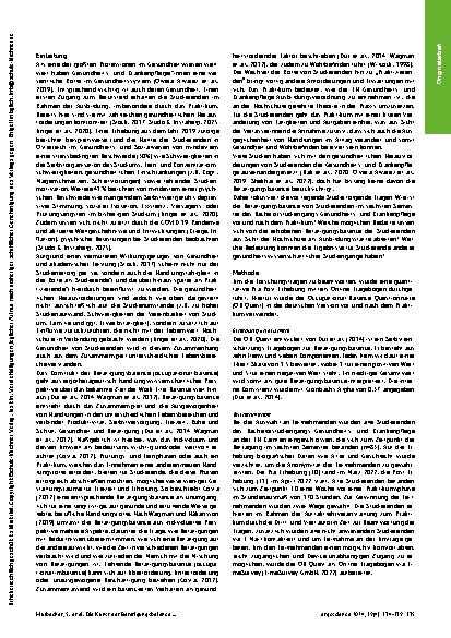 Vorschauseite 2: Die Kunst der Betätigungsbalance: Eine Prä-Post-Erhebung bezogen auf Studierende der Gesundheitsund Krankenpflege an der FH Kärnten vor und nach dem Praktikum