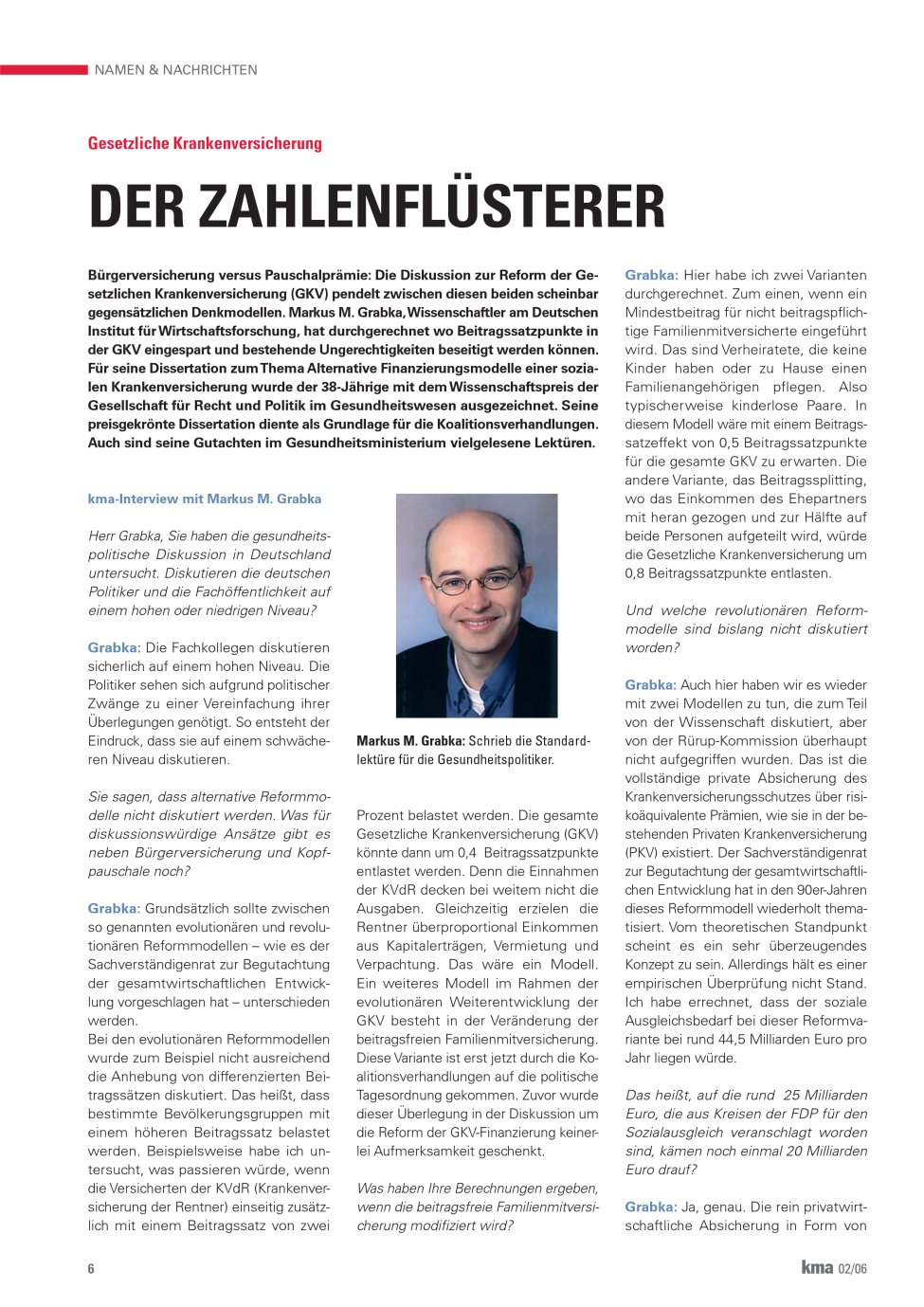 Vorschauseite 1: Der Zahlenflüsterer
