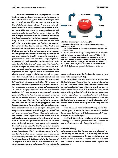 Vorschauseite 2: Achtsamkeit bei Studierenden