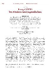Vorschauseite 1: Long-COVID bei Kindern und Jugendlichen