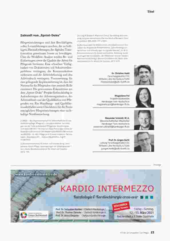 Vorschauseite 6: DIGITALE DOKUMENTATION IN DER ALTENPFLEGE