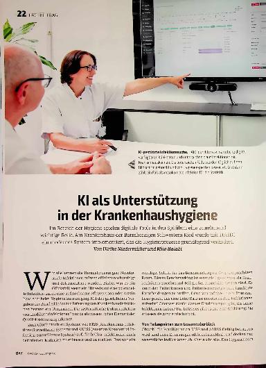 Vorschauseite 1: Klasse Unterstützung in der Krankenhaushygiene