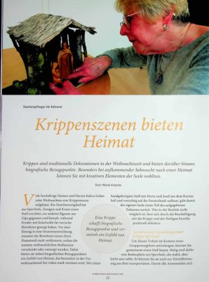Vorschauseite 1: Krippenszenen bieten Heimat