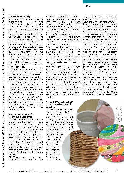 Vorschauseite 2: Mut und Kreativität in der Lehre für die Ergotherapie von morgen!