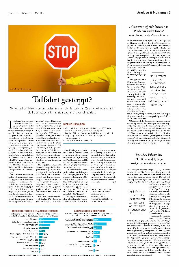 Vorschauseite 1: Talfahrt gestoppt?