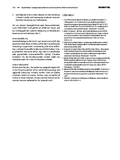 Vorschauseite 3: Kinderund Jugendgesundheit hat keinerlei politische Priorität in Deutschland