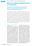 Vorschauseite 1: Mit dem richtigen Qualifikationsmix in die Zukunft