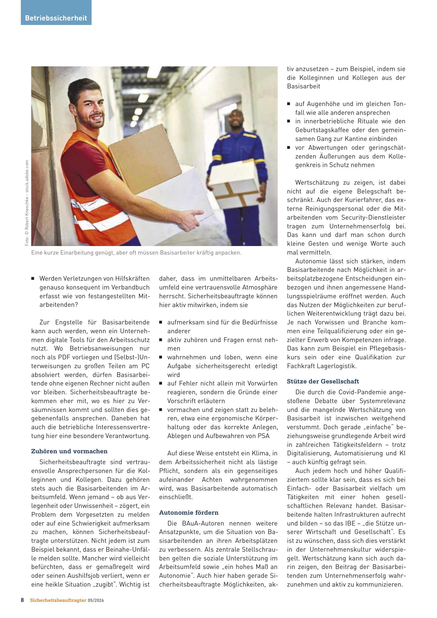 Vorschauseite 3: Arbeitsbedingungen im Niedriglohnsektor . Gar nicht so einfach