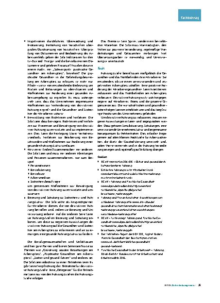 Vorschauseite 4: Gesundheitsschutz in betrieblichen Führungsstrukturen: Destruktive Führung und Krankheit